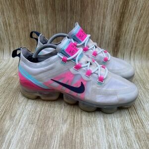 Nike Air Vapormax 2019‎ Women's Size 7 Gray Pink Shoes Sneakers AR6632-007
